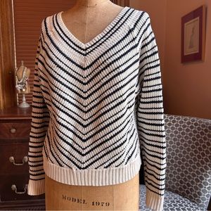 Veronica Beard V Neck spring sweater
